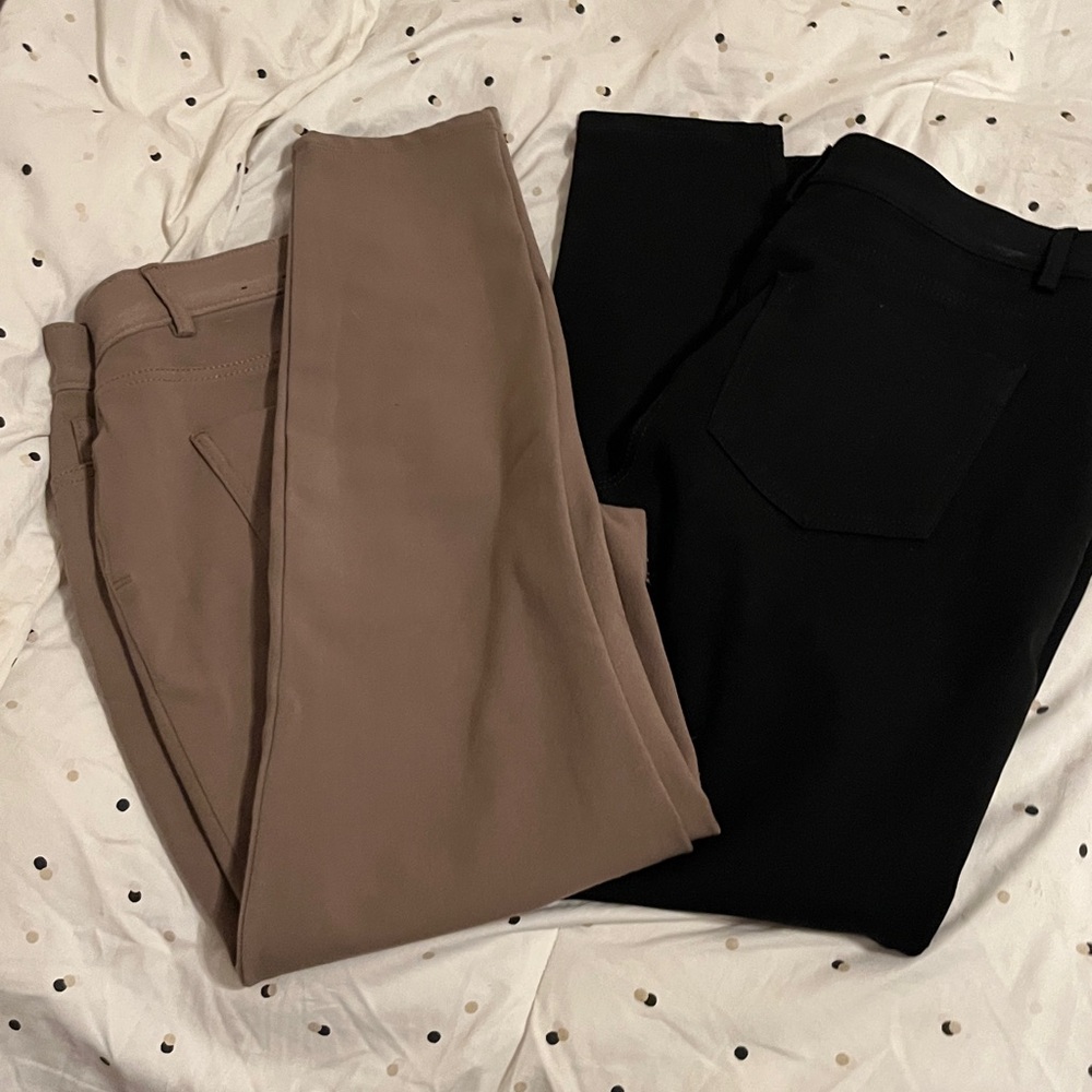 Express Women's Tan and black stretch pants/dress pants - Picture 1 of 9